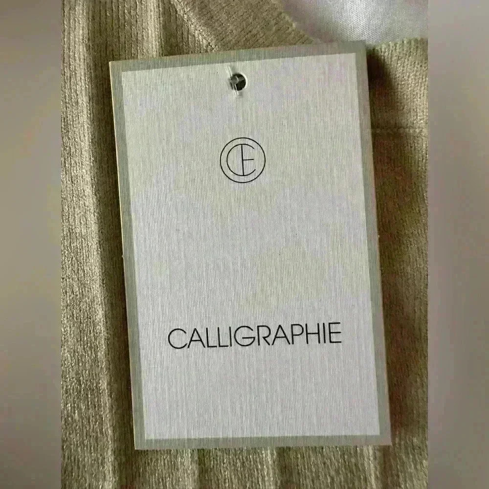 NEW! Calligraphie Women’s Open Front Longline Vest. Size Medium. - Picture 4 of 10